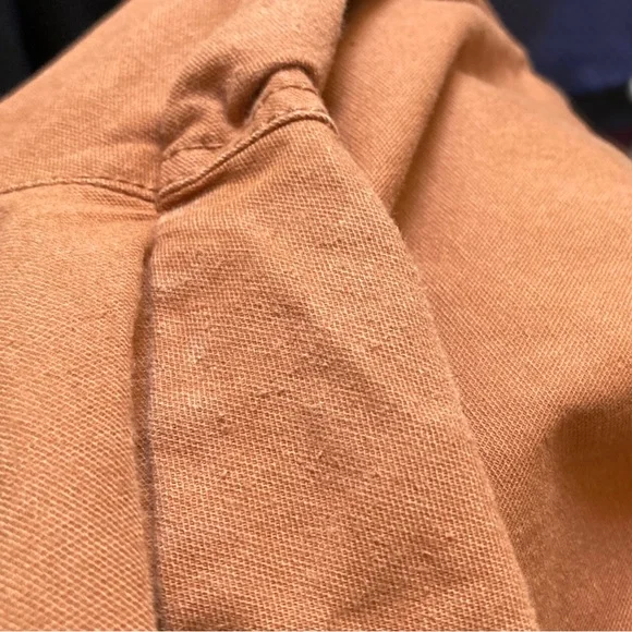 Propaganda | Cotton Paperbag Pants - L, Rust Orange - Picture 12 of 15